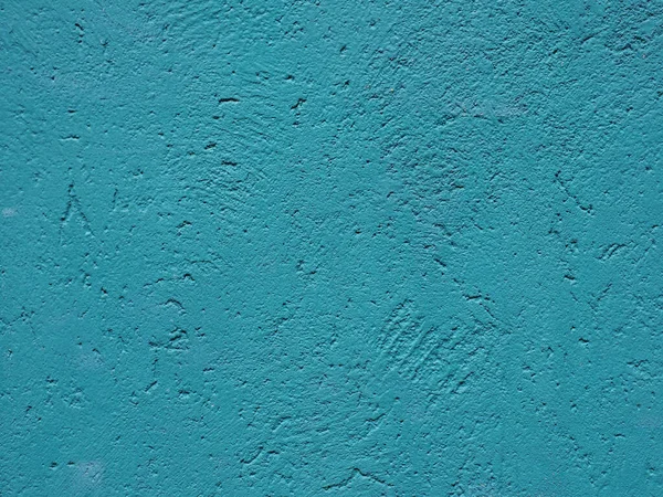 用作背景的蓝色绿色灰泥墙 — 图库照片