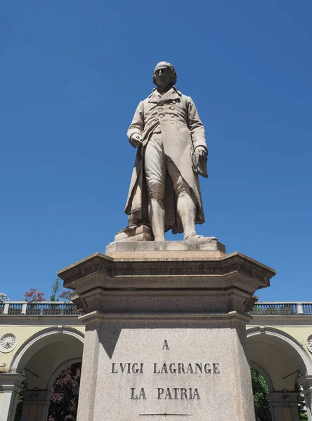 意大利都灵的数学家路易吉 拉格朗日纪念碑 1867年左右 — 图库照片
