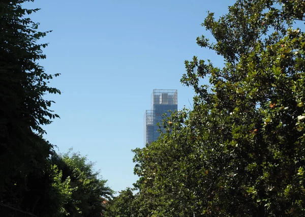 Turin Itália Circa Junho 2020 Arranha Céu Regione Piemonte Projetado — Fotografia de Stock