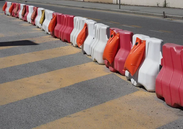 道路工事のため閉鎖 — ストック写真