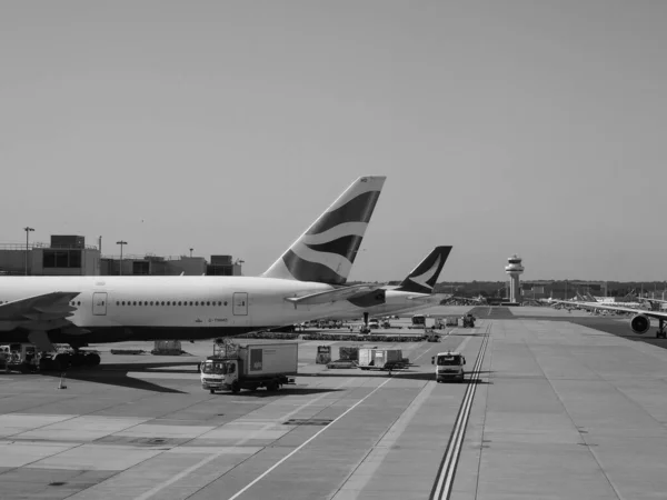 Gatwick Reino Unido Circa Septiembre 2019 Pista Del Aeropuerto Londres — Foto de Stock