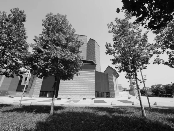 Talya Torino Daki Chiesa Del Santo Volto Kilisesi Siyah Beyaz — Stok fotoğraf