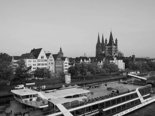 Koeln Niemcy Circa Sierpień 2019 Altstadt Czyli Stare Miasto Czerni — Zdjęcie stockowe