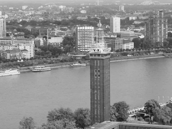 Koeln Németország Circa August 2019 Messeturm Azaz Tisztességes Torony Fekete — Stock Fotó