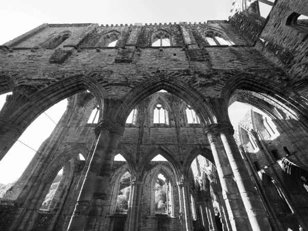 Tintern Circa Září 2019 Zřícenina Kláštera Tintern Abaty Tyndyrn Welsh — Stock fotografie