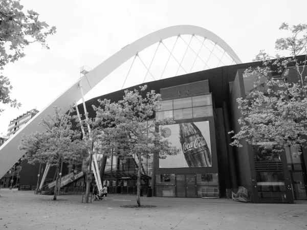 Koeln Alemania Circa Agosto 2019 Koelnmesse Feria Colonia Blanco Negro —  Fotos de Stock