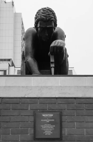 London Circa September 2019 Newton William Blake Sculpture Eduardo Paolozzi — Stock Photo, Image