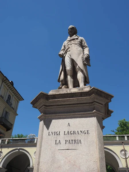 Monument Mathématicien Lagrange Vers 1867 Turin Italie Traduction Luigi Lagrange — Photo