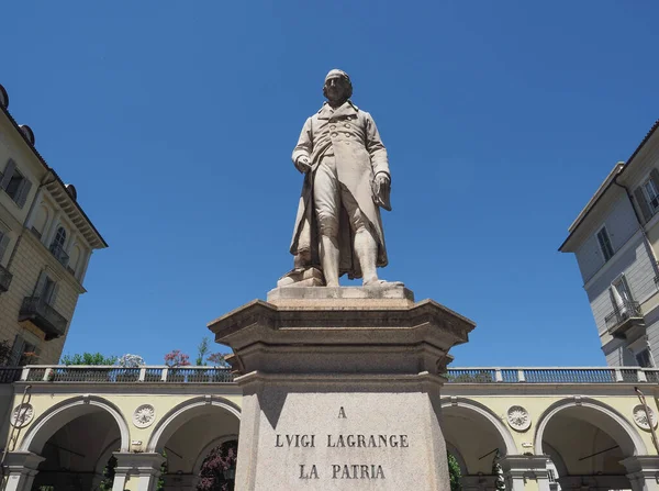 Mathematician Lagrange Monument Circa 1867 Turin Italy Traducción Luigi Lagrange — Foto de Stock