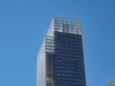 TURIN, ITALY - CIRCA HAZİRAN 2020: Bölge Piemonte gökdeleni Massimiliano Fuksas tarafından tasarlandı