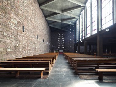 DUEREN, GERMANY - CIRCA AĞUSTOS 2019: Annakirche (anlamı St Anne Kilisesi)