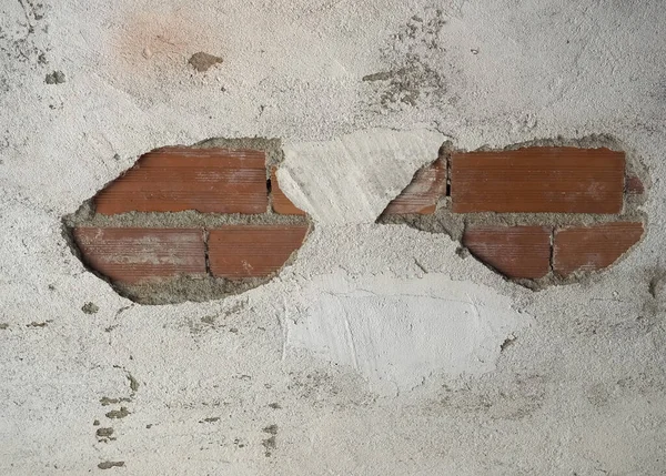 Soyulmuş Alçı Sızıntısı Veya Rutubet Nedeniyle Duvardan Veya Tavandan Ayrılmış — Stok fotoğraf