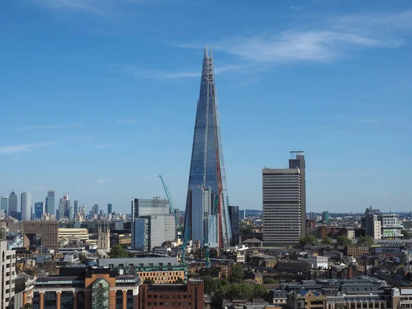 Londýn Velká Británie Circa Září 2019 Mrakodrap Shard Navržený Italským — Stock fotografie