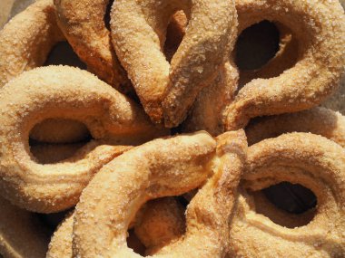 Piedmont, İtalya 'dan geleneksel torcetti bisküvileri