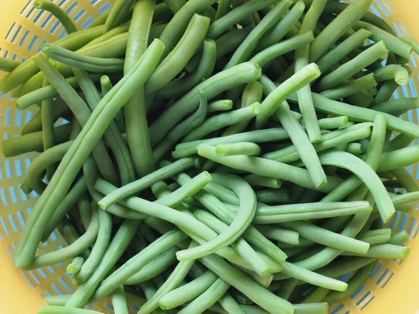 Green String Snap Frijoles Legumbres Comida Vegetariana — Foto de Stock