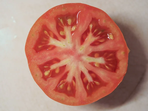 Tranche Légumes Tomates Tranchées Végétarien Végétalien — Photo