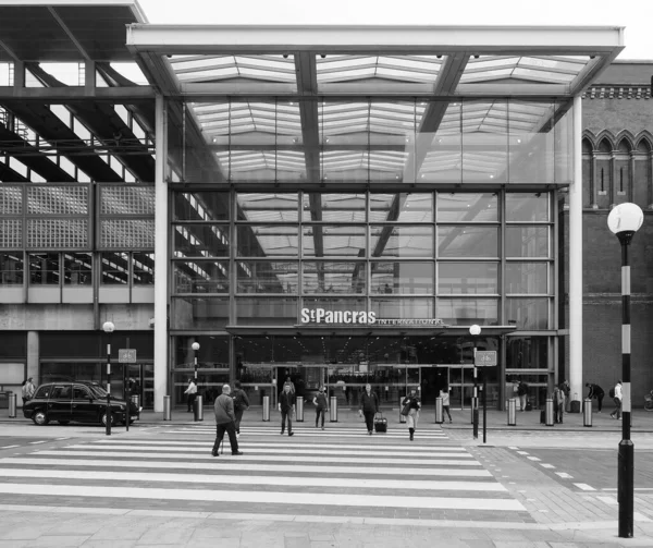 Londres Reino Unido Circa Septiembre 2019 Estación Tren Internacional Pancras — Foto de Stock