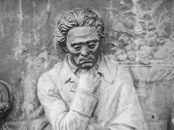 Koeln Kirca August 2019 Beethoven Relief Denkmal Für König Friedrich — Stockfoto