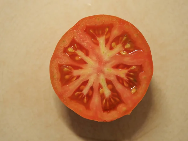 Tranche Légumes Tomates Tranchées Végétarien Végétalien — Photo