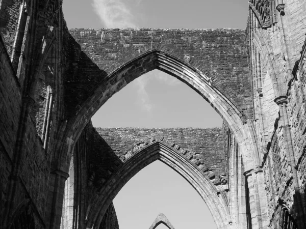 Tintern Storbritannien Circa September 2019 Tintern Abbey Abaty Tyndyrn Walesiska — Stockfoto