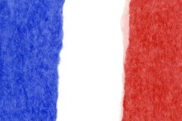 法国国旗 欧洲国旗 — 图库照片