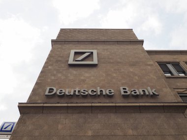 KOELN, GERMANY - CIRCA AĞUSTOS 2019: Deutsche Bank