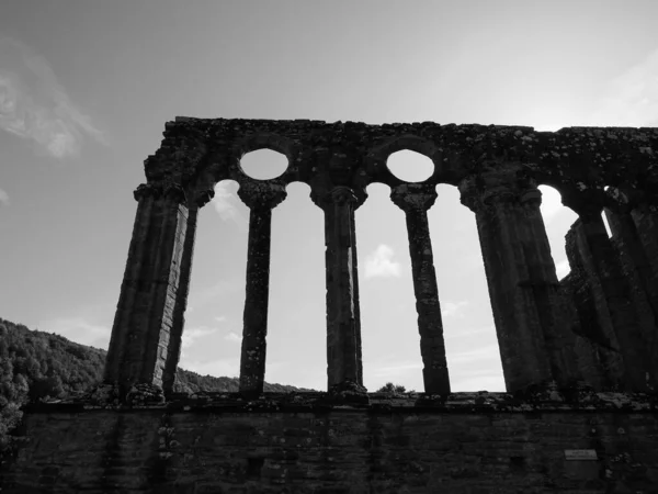 2019年9月 Tintern Circa September Tintern Abbey Abaty Tyndyrn Welsh Ruins — 图库照片