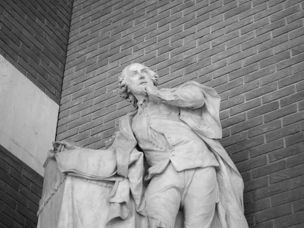 London Circa September 2019 Скульптура Вільяма Шекспіра Louis Roubiliac Британській — стокове фото