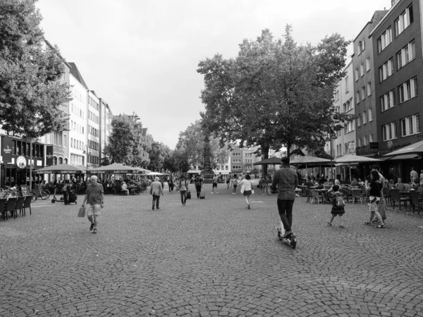 Koeln Německo Circa August 2019 Alter Markt Starý Trh Historické — Stock fotografie