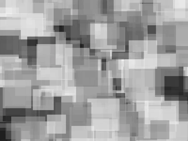 Абстрактная Минималистская Серая Иллюстрация Квадратиками Черно Белом Цвете — стоковое фото