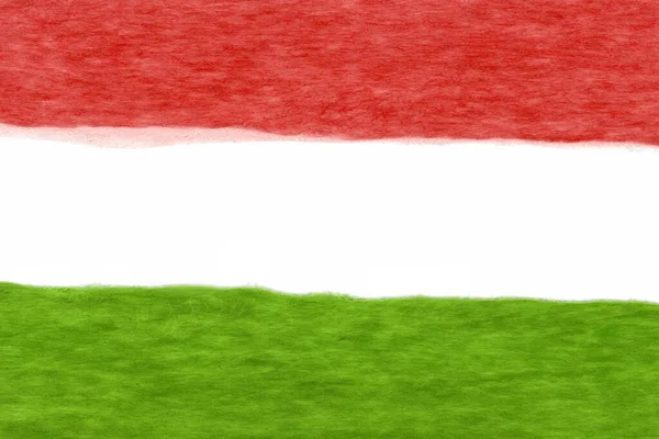 Ουγγρική Εθνική Σημαία Της Ουγγαρίας Της Ευρώπης — Φωτογραφία Αρχείου