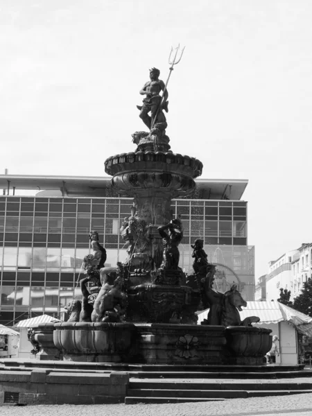 Wuppertal Tyskland Circa August 2019 Jubilaeumsbrunnen Betyder Jubileumsfontänen Aka Neptunbrunnen — Stockfoto