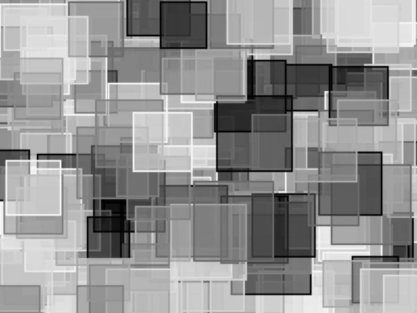Ilustración Gris Minimalista Abstracta Con Cuadrados Blanco Negro — Foto de Stock