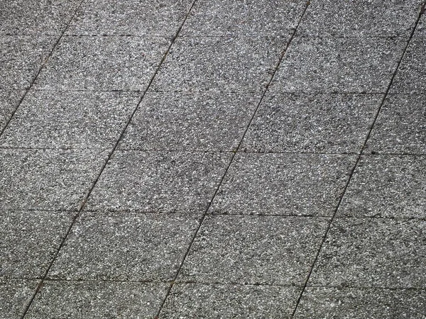 Pavimento Cemento Piastrellato Grigio Utile Come Sfondo — Foto Stock
