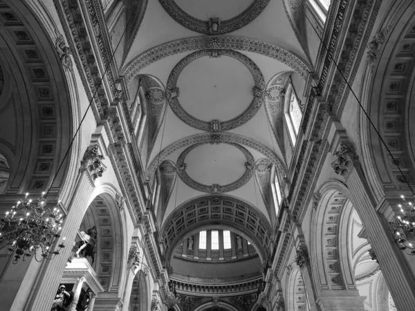 London Circa September 2019 Paul Cathedral Kirche Schwarz Weiß — Stockfoto