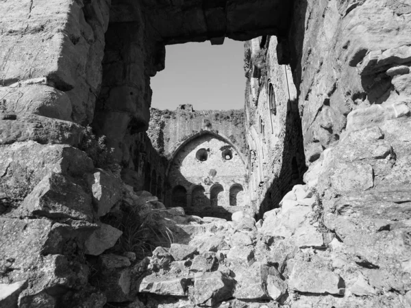 Чистоу Великобритания Circa Septema 2019 Руины Замка Чепстоу Castell Cas — стоковое фото
