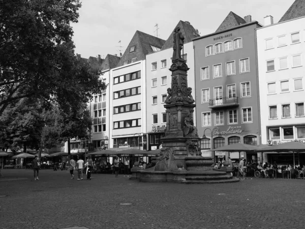 Koeln Alemania Circa Agosto 2019 Alter Markt Mercado Antiguo Plaza —  Fotos de Stock