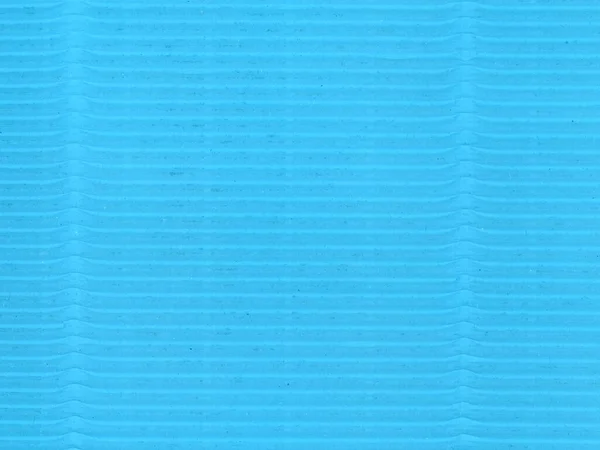Textura Cartón Ondulado Azul Útil Como Fondo — Foto de Stock