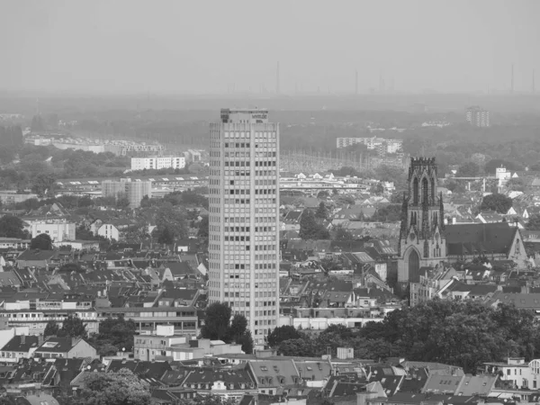 Кульн Германия Circa August 2019 Небоскреб Ringturm Черно Белым — стоковое фото