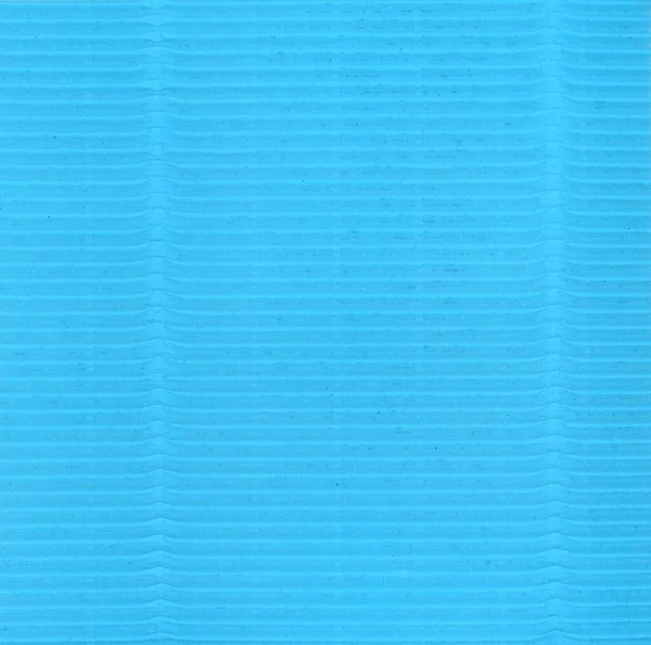 Blue Corrugated Cardboard Texture Useful Background — Stock Photo, Image