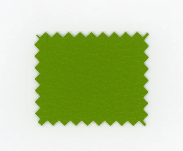 Zelený Kožený Vzorek Také Znám Jako Kožený Faux — Stock fotografie
