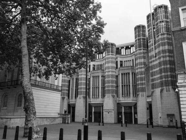 ロンドン イギリス Circa 2019年9月 リッチモンド ハウスInウェストミンスターIn黒と白 — ストック写真
