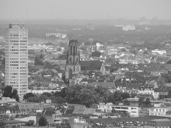 Koeln Circa August 2019 Ringturm Wolkenkratzer Schwarz Weiß — Stockfoto