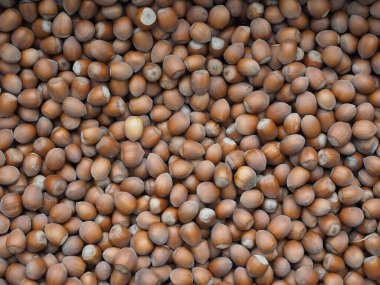 Fındıklı yiyecekler arka plan olarak kullanışlı