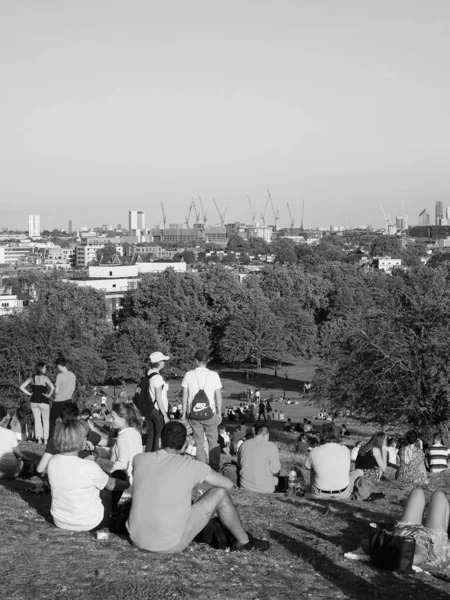 Londýn Velká Británie Circa Září 2019 Lidé Primrose Hill Severně — Stock fotografie