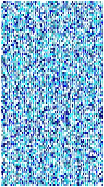 Kareler ve beyaz arkaplan ile soyut minimalist mavi illüstrasyon