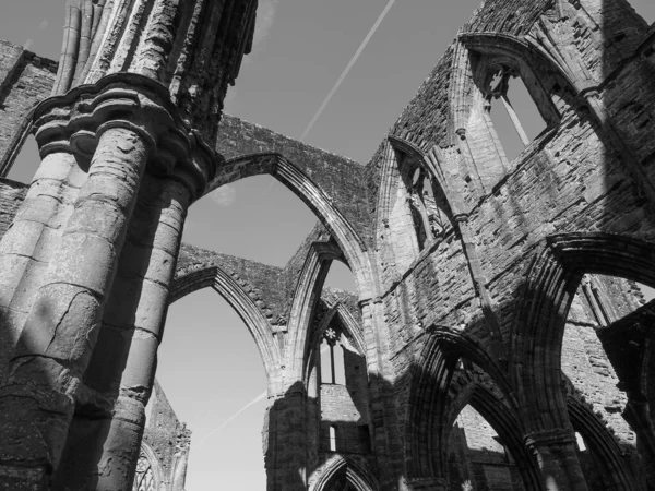 Tintern Circa Září 2019 Zřícenina Kláštera Tintern Abaty Tyndyrn Welsh — Stock fotografie