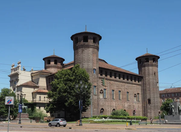 意大利图林 Circa June 2020 Palazzo Madama Royal Palace Piazza Castello — 图库照片