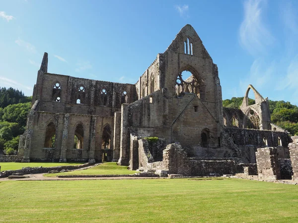 Tintern Reino Unido Circa Septiembre 2019 Ruinas Abadía Tintern Abaty — Foto de Stock