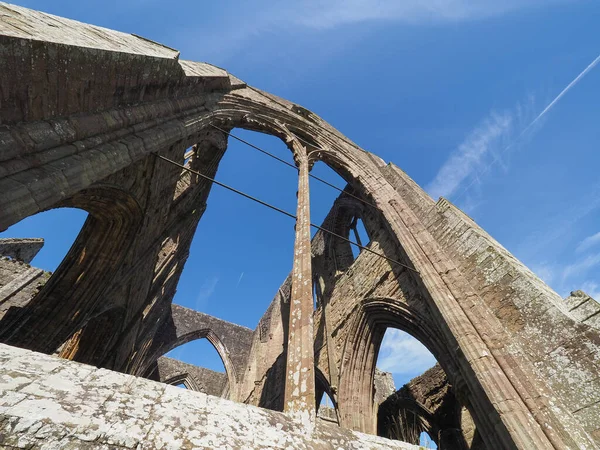 Tintern Circa September 2019 Tintern Abbey Abaty Tyndyrn Het Welsh — Stockfoto